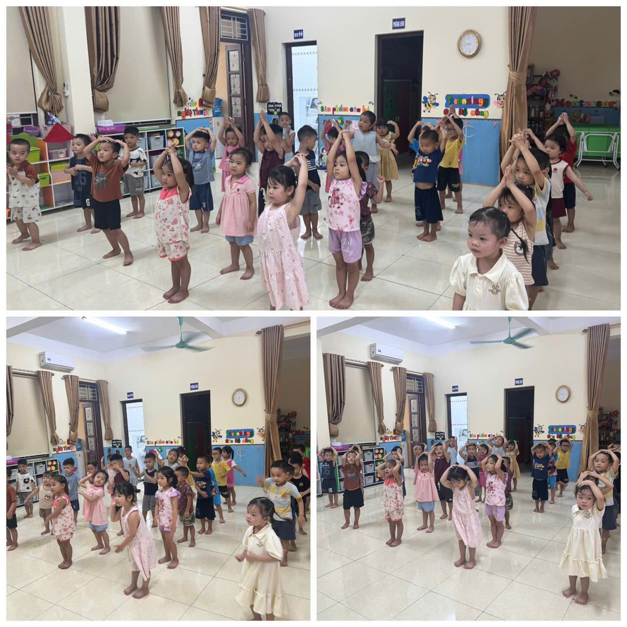 Trường Mầm non Nghĩa Minh, xã Đồng Thịnh, tỉnh Ninh Bình- Phát triển vận động cho trẻ 3-4 tuổi