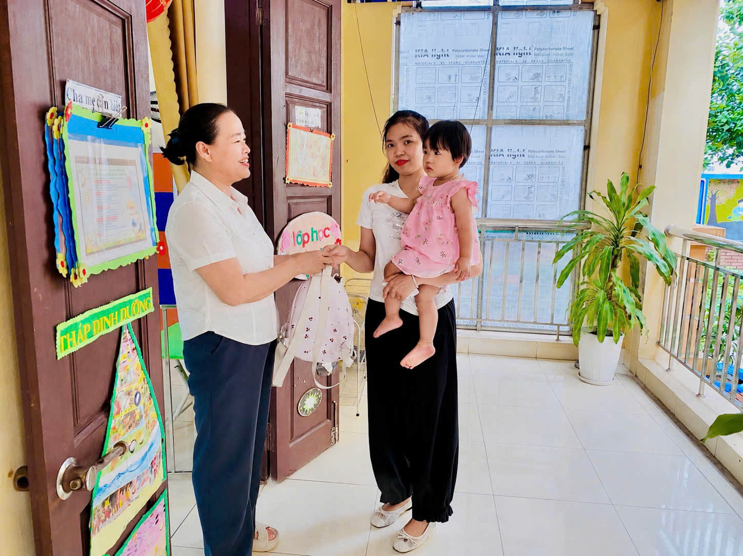 Trường Mầm non Đồng Thịnh B – Cùng bé hình thành những thói quen tốt ngay từ những ngày đầu đến lớp