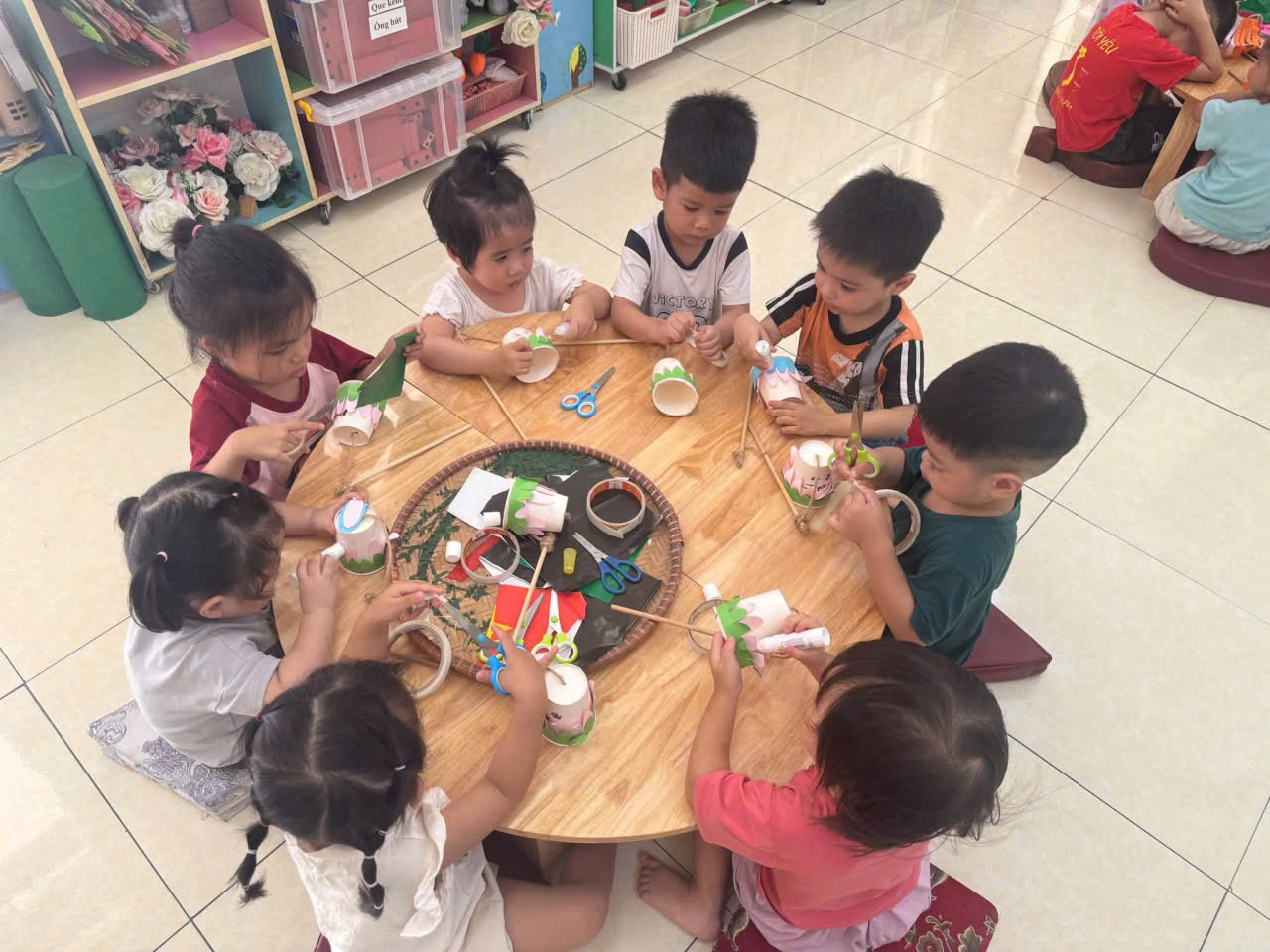 Trường Mầm non Đồng Thịnh B, xã Đồng Thịnh, tỉnh Ninh Bình- Tết Trung Thu tại lớp 3 Tuổi A3 – Nơi trăng rằm kết nối yêu thương