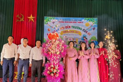 Trường Mầm non Đồng Thịnh B rộn ràng khai giảng năm học  2026 – 2027