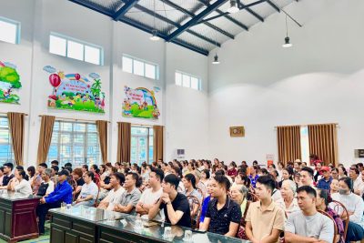 Trường Mầm non Đồng Thịnh B tổ chức Hội nghị cha mẹ trẻ đầu năm học 2026–2027