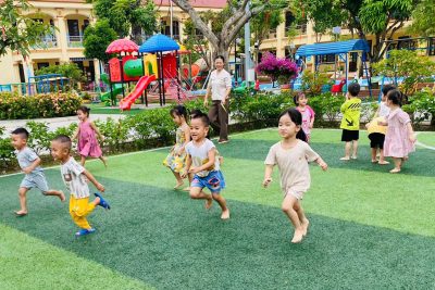 Lớp 4 tuổi A – Trường mầm non Nghĩa Minh xã Đồng Thịnh – Tăng cường vận động giúp trẻ phát triển thể chất