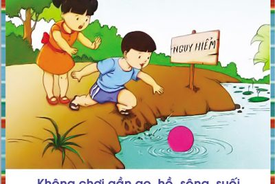 Phòng tránh tai nạn đuối nước cho trẻ – lớp 4 tuổi A – Trường mầm non Nghĩa Minh xã Đồng Thịnh