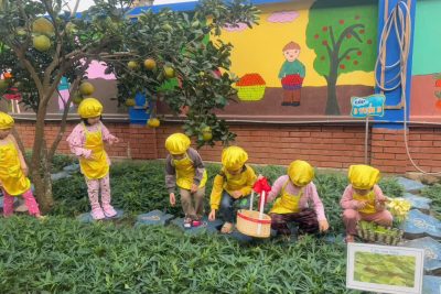 Một số hoạt động vui chơi ngoài trời của trẻ lớp 4 tuổi C – Trường mầm non Nghĩa Minh, xã Đồng Thịnh, tỉnh Ninh Bình