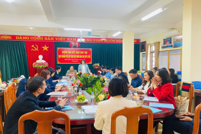 Bộ Giáo dục và Đào tạo Kiểm tra công tác duy trì chuẩn phổ cập giáo dục mầm non cho trẻ 5 tuổi tại xã Đồng Thịnh