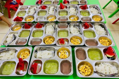 Lớp 4 tuổi B – Tăng cường chăm sóc sức khoẻ, giữ ấm cho trẻ trong mùa đông