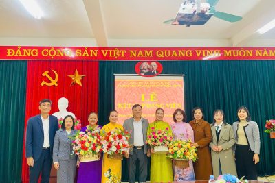 Chi bộ trường Mầm non Nghĩa Minh Tổ chức lễ kết nạp đảng viên