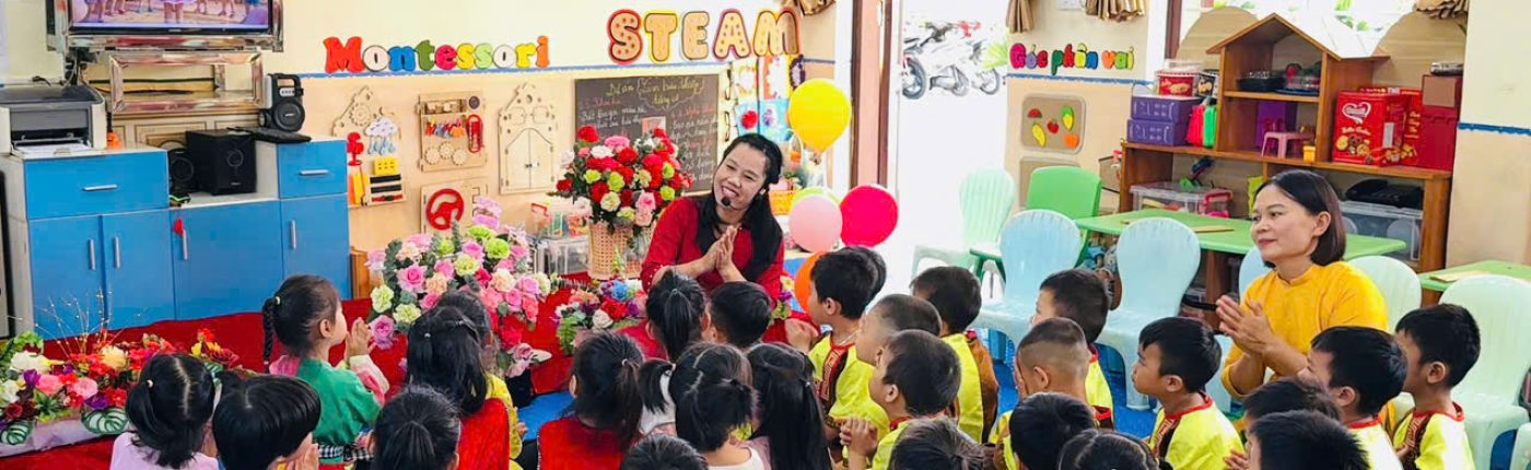 Ảnh hội giảng lớp 4 tuổi A