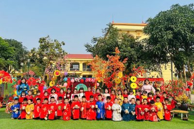 Trải nghiệm “Tết ba miền” – Gắn kết yêu thương  Không gian Tết Việt rộn ràng tại Trường Mầm non Nghĩa Minh xã Đồng Thịnh