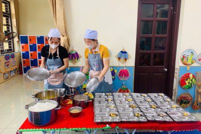 Công tác chăm sóc, nuôi dưỡng trẻ tại trường mầm non Nghĩa Minh, xã Đồng Thịnh, tỉnh Ninh Bình