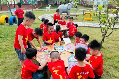 Khơi nguồn tri thức – ươm mầm tương lai tại ngày hội sách và văn hoá đọc Việt Nam năm 2026 – Trường Mầm non Nghĩa Minh