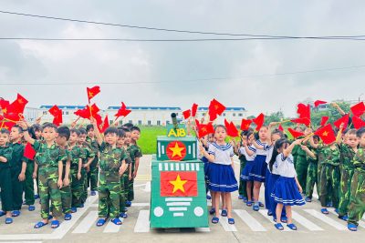 Các hoạt động chào mừng ngày Giải phóng miền Nam 30/4 và ngày Quốc tế lao động 1/5 tại Trường Mầm non Nghĩa Minh, xã Đồng Thịnh, tỉnh Ninh Bình