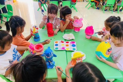 Lễ hội sắc màu- Lớp 4 tuổi A