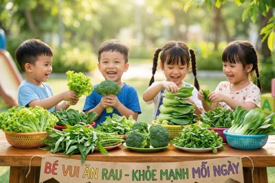 Trường Mầm non Nghĩa Minh  thực hiện công tác chăm sóc dinh dưỡng cho trẻ trong thời tiết nắng nóng